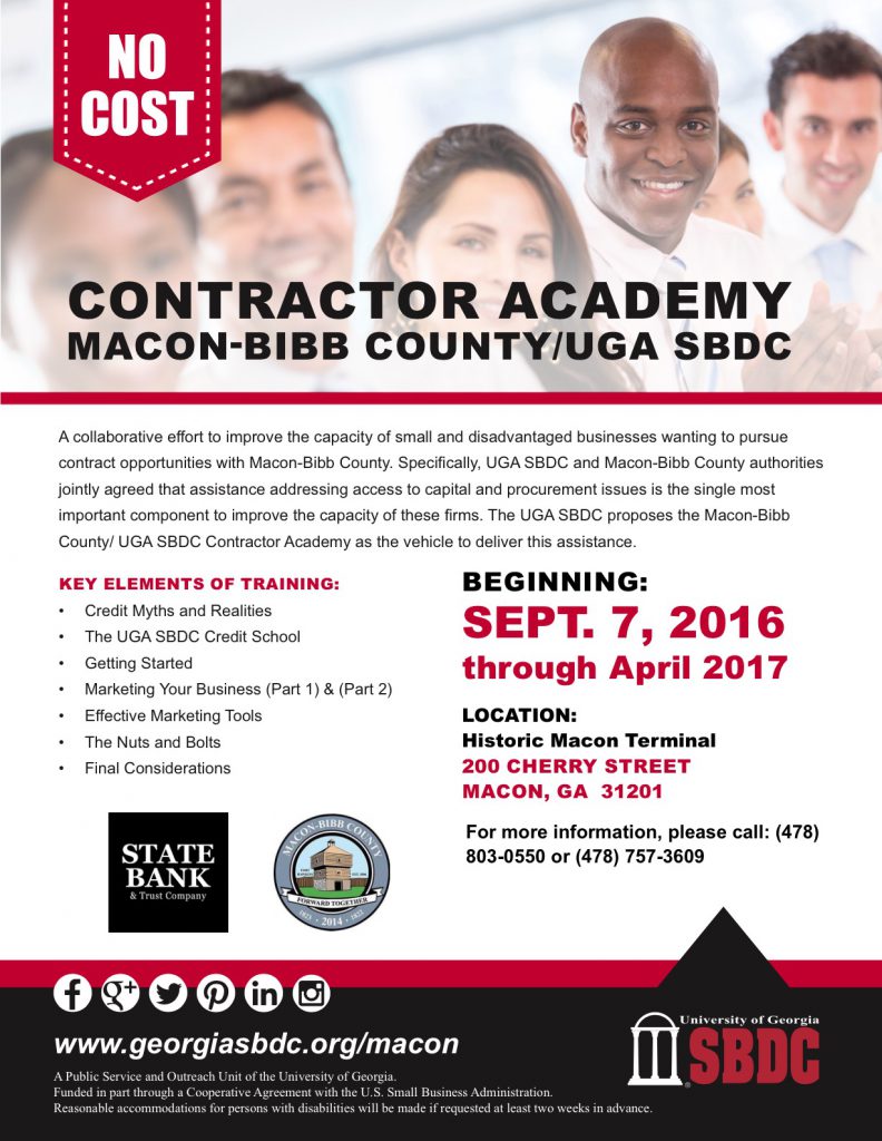 Contractors Academy Flier