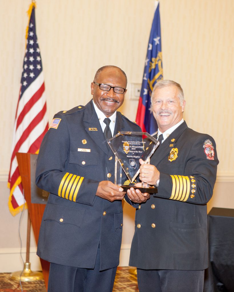 Chief Riggins named Fire Chief of the Year
