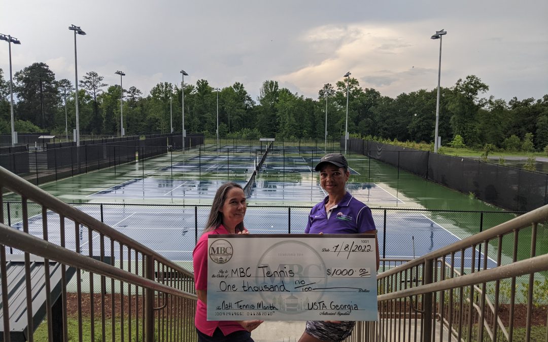 Recreation Department receives award for Tennis Month