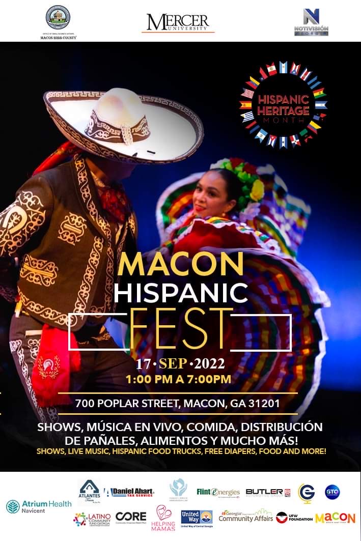 Macon-Bibb celebra el Mes de la Herencia Hispana con un festival en el centro