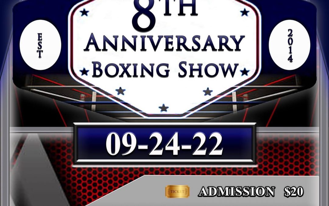 Macon-Bibb United 8th Anniversary Boxing Show on Sept. 24