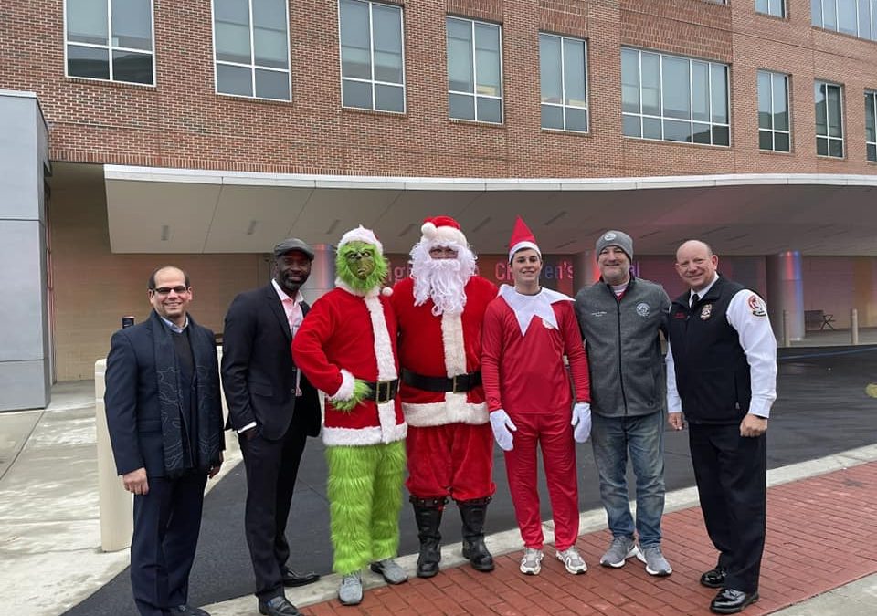 Santa and friends bring holiday cheer to Children’s Hospital