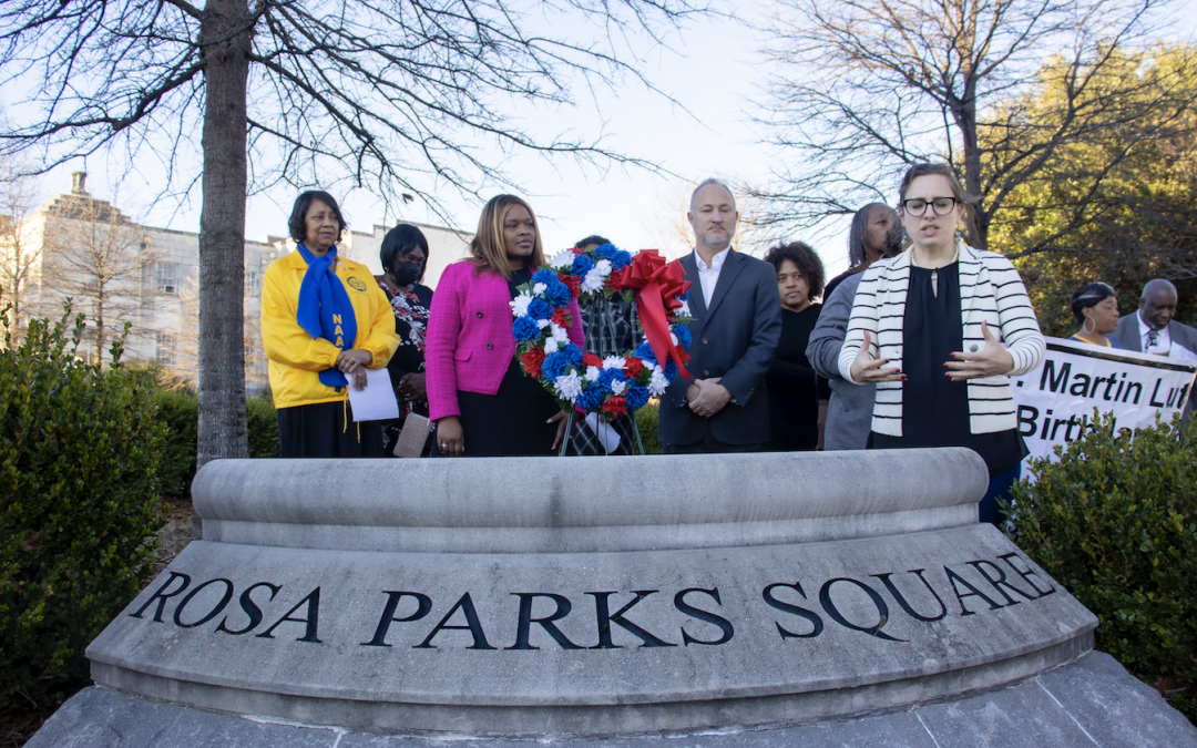 Dr. Martin Luther King, Jr. Commission announces events at wreath-laying ceremony