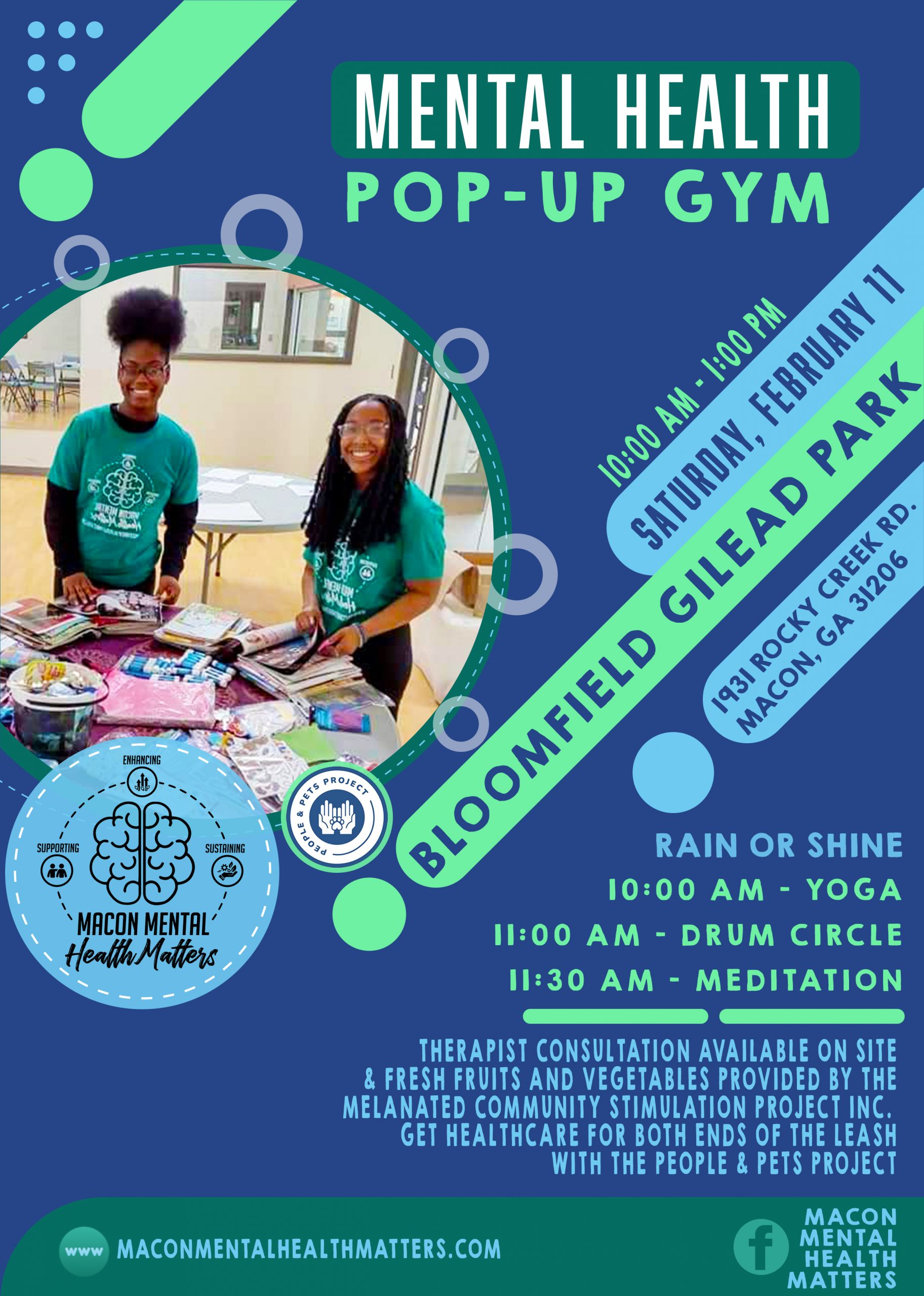 Psychological Well being Pop-Up Gymnasium returns to Bloomfield- Gilead